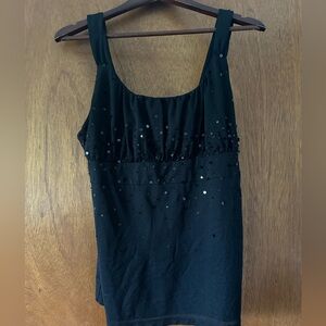 Black, XL, Tank Too, Ann Taylor